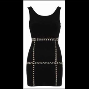 Britney Spears:Candies Black Studded Dress